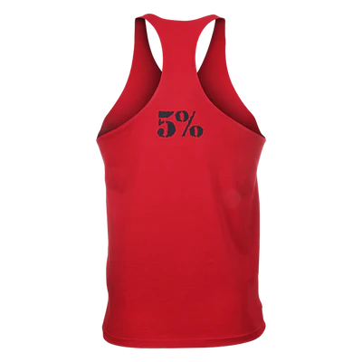 5% Nutrition - One Day You May Stringer - Red