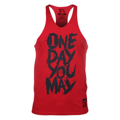 5% Nutrition - One Day You May Stringer - Red