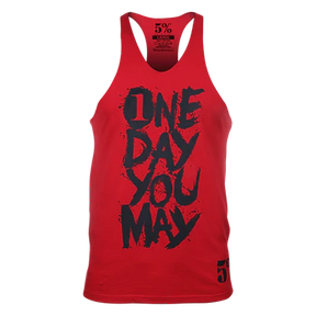 5% Nutrition - One Day You May Stringer - Red