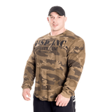 Pull thermique de sport Gasp, motif camouflage vert