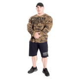 Pull thermique de sport Gasp, motif camouflage vert