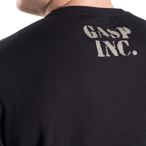 Gasp Thermal Gym Sweater Asphalt
