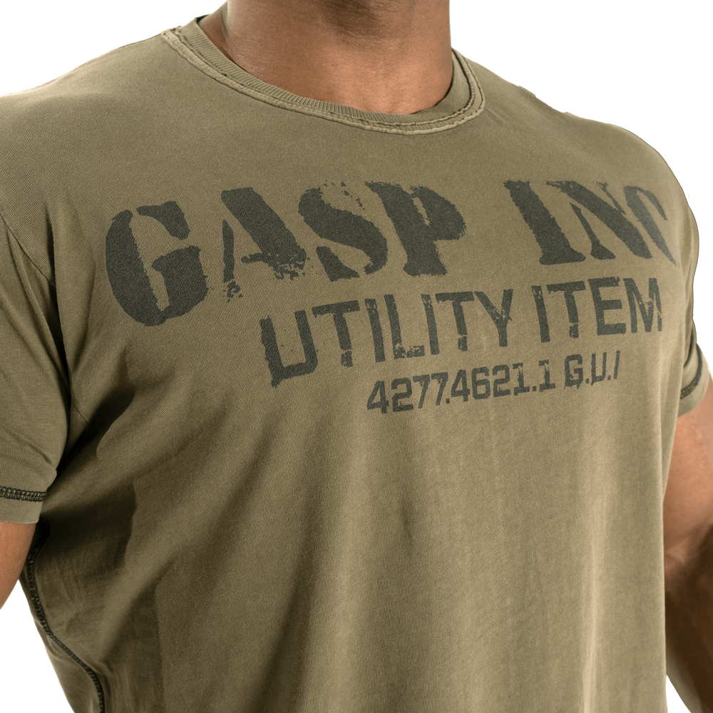 Gasp Basic Utility Tee Washed Green
