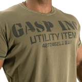 Gasp Basic Utility Tee Washed Green