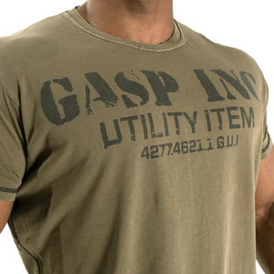 Gasp Basic Utility Tee Washed Green
