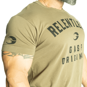 Gasp Relentless Skull Tee Washed Green
