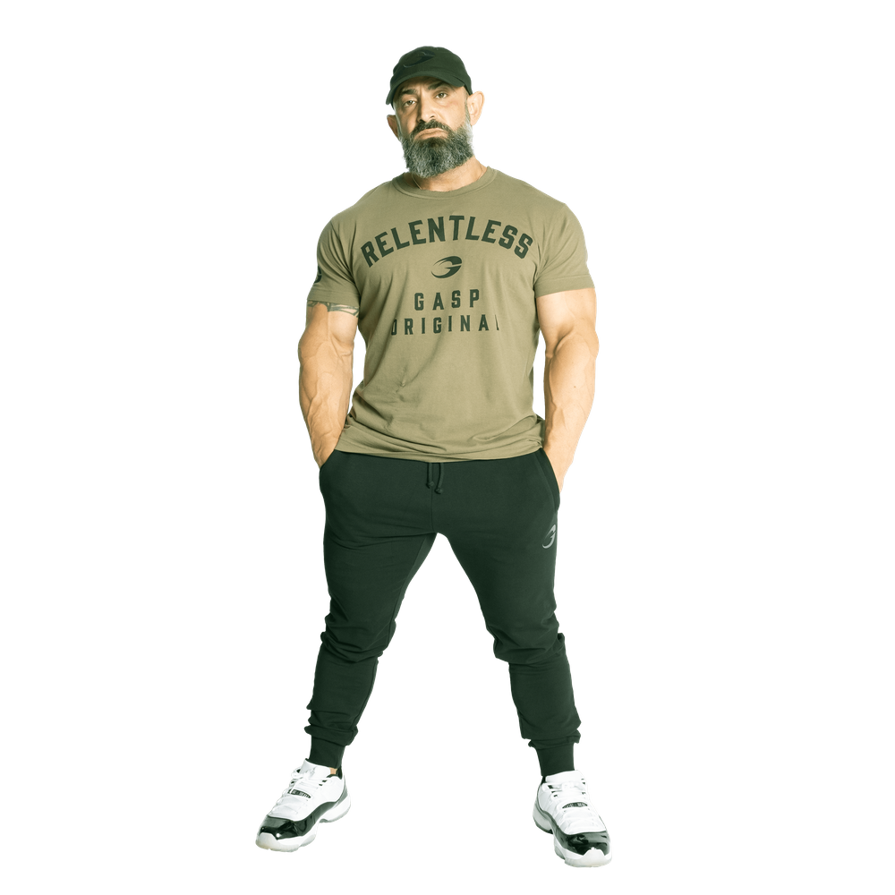 Gasp Relentless Skull Tee Washed Green