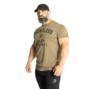 Gasp Relentless Skull Tee Washed Green