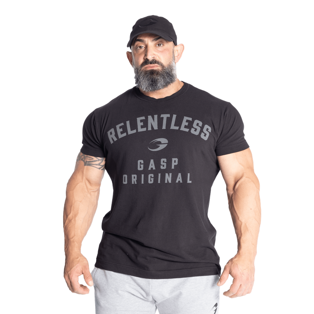 T-shirt noir Gasp Relentless Skull