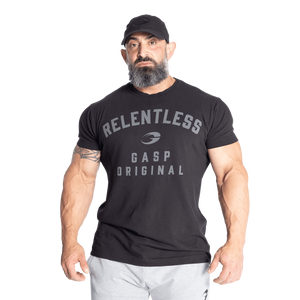 T-shirt noir Gasp Relentless Skull