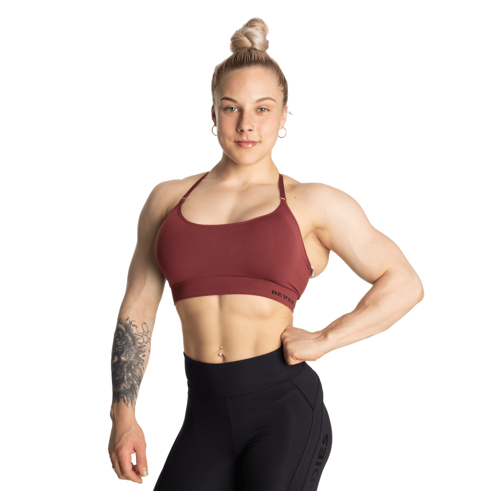 Betterbodies Astoria Seamless Short Bra Sangria Red