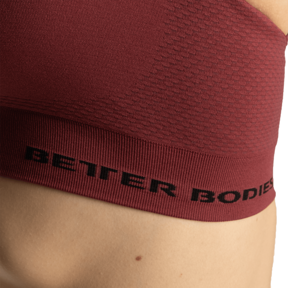 Betterbodies Astoria Seamless Short Bra Sangria Red