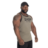 T-shirt côtelé Gasp vert délavé