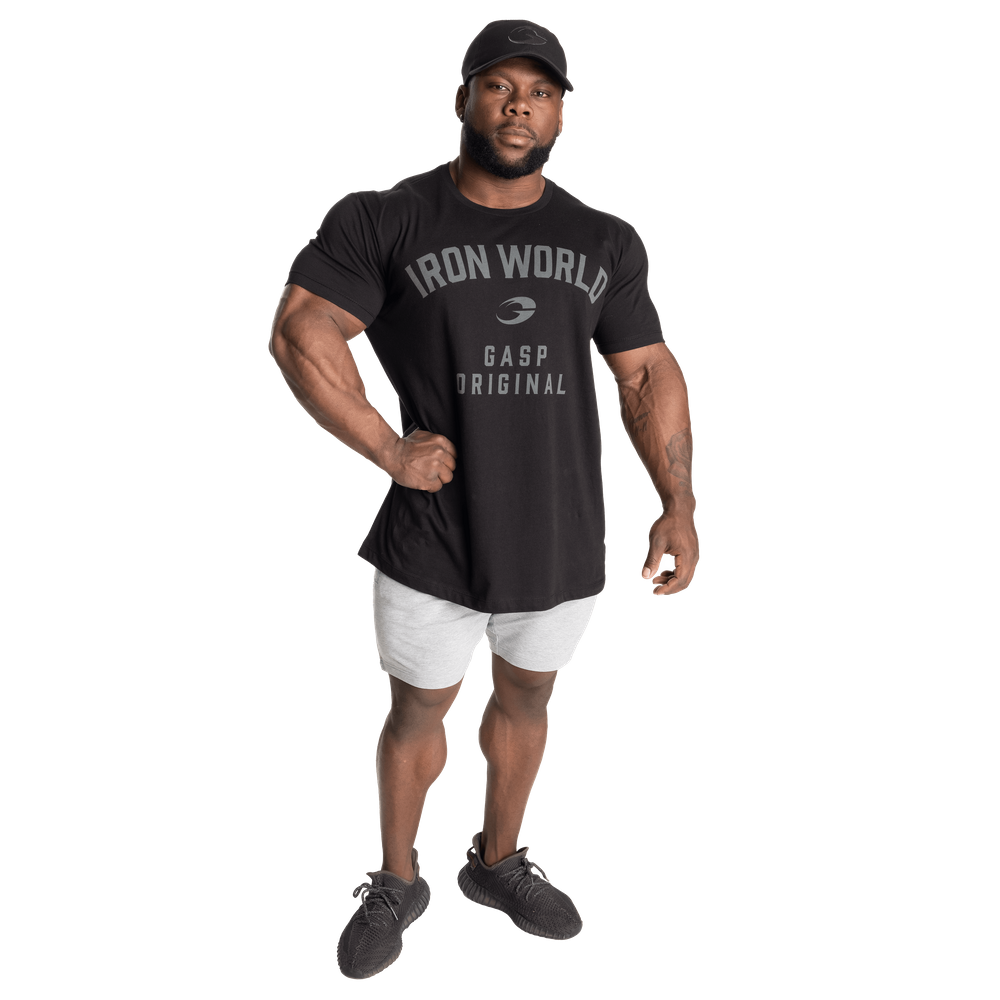 Short de survêtement fuselé Gasp gris clair