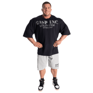 Gasp Iron Thermal Tee Asphalt