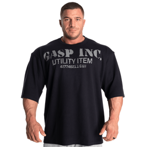 Gasp Iron Thermal Tee Asphalt