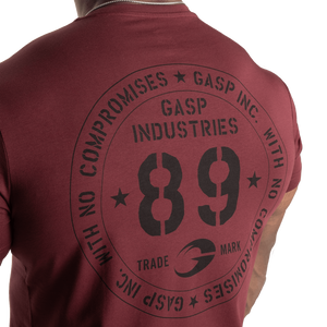 T-shirt Gasp 89 Classic Tapered marron