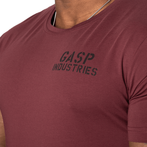 T-shirt Gasp 89 Classic Tapered marron