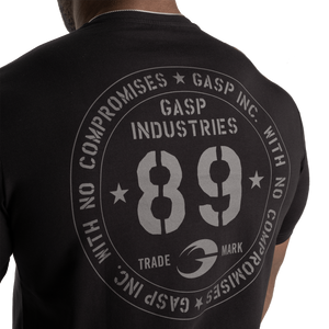 T-shirt Gasp 89 Classic Tapered noir
