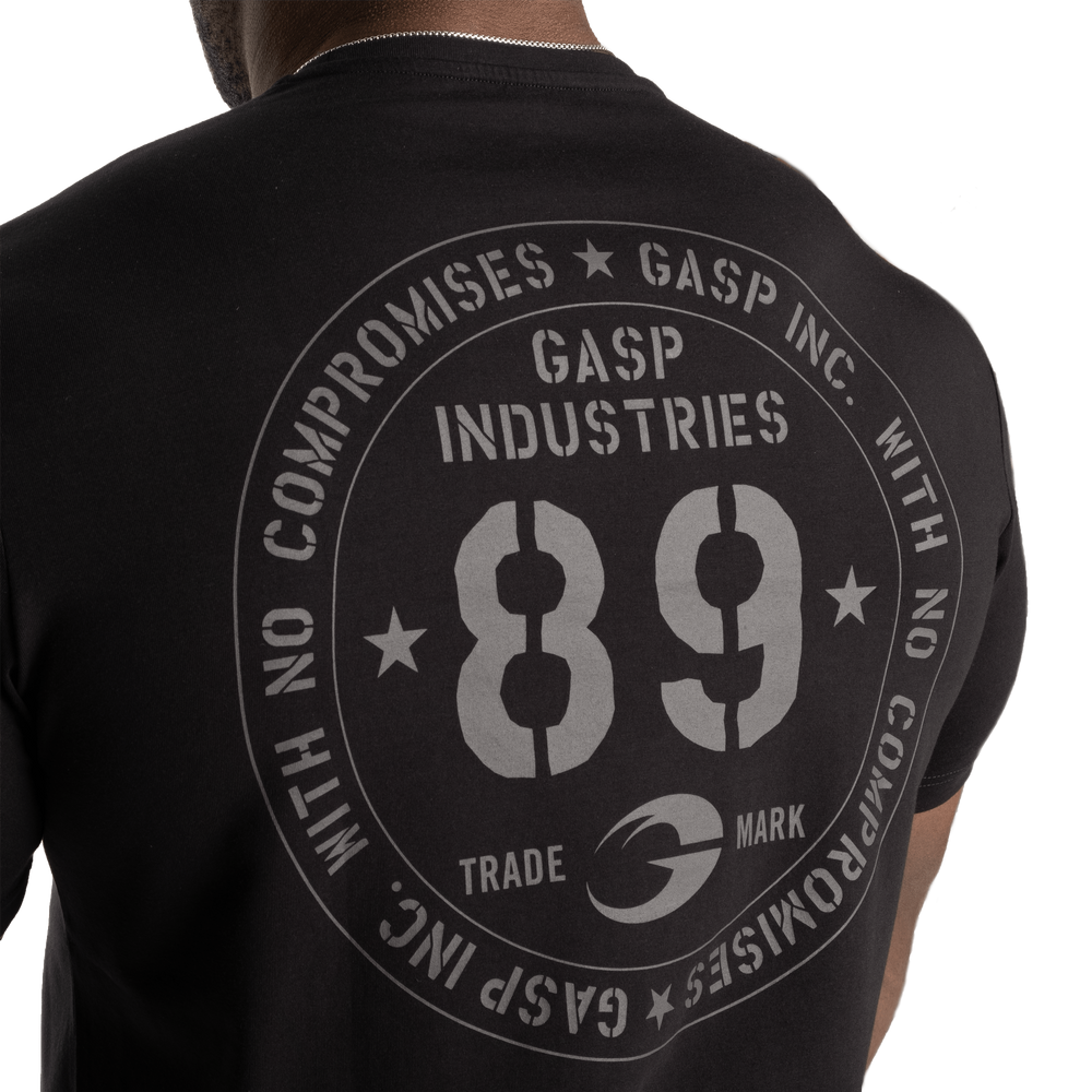 Gasp 89 Classic Tapered Tee Black