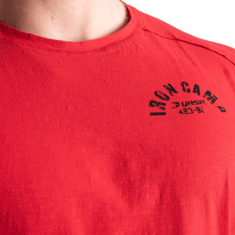Gasp Throwback LS Tee Chili Red