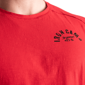 Gasp Throwback LS Tee Chili Red