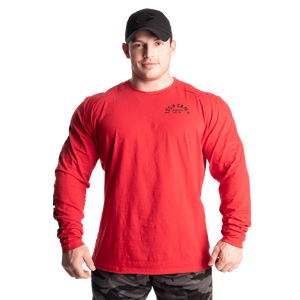 T-shirt Gasp Throwback LS rouge chili