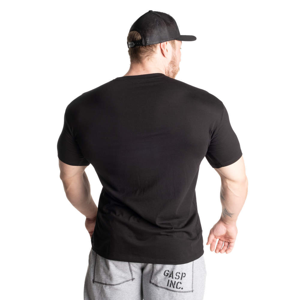 T-shirt Gasp Atlas No Excuses Noir