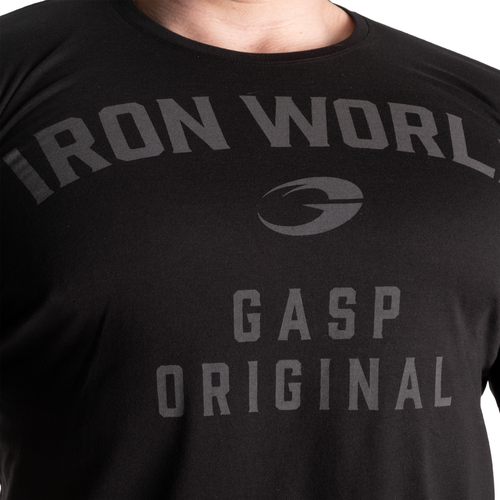 Gasp Atlas Tee Iron World Black
