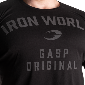 T-shirt Gasp Atlas Iron World Noir