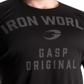 Gasp Atlas Tee Iron World Black