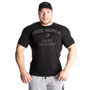 Gasp Atlas Tee Iron World Black