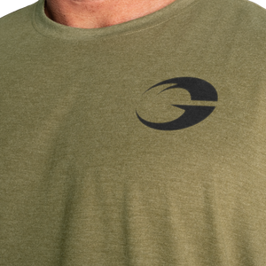 T-shirt de fer Gasp Division vert armée