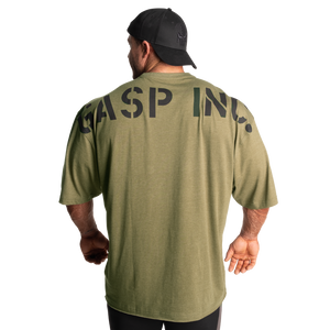 T-shirt de fer Gasp Division vert armée