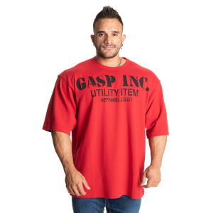 Gasp Iron Thermal Tee Chili Red