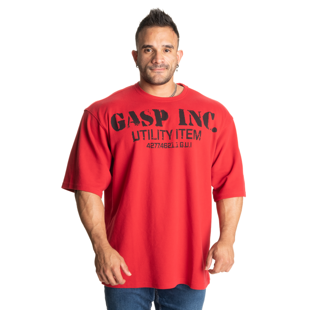 Gasp Iron Thermal Tee Chili Red