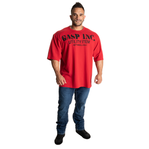 Gasp Iron Thermal Tee Chili Red