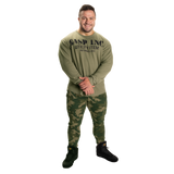 Pull thermique de gym Gasp vert délavé