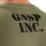 Pull thermique de gym Gasp vert délavé