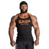 Gasp Ribbed T-Back Black/Flame