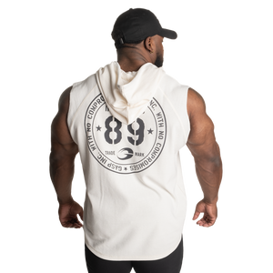 Sweat à capuche thermique Gasp SL blanc cassé