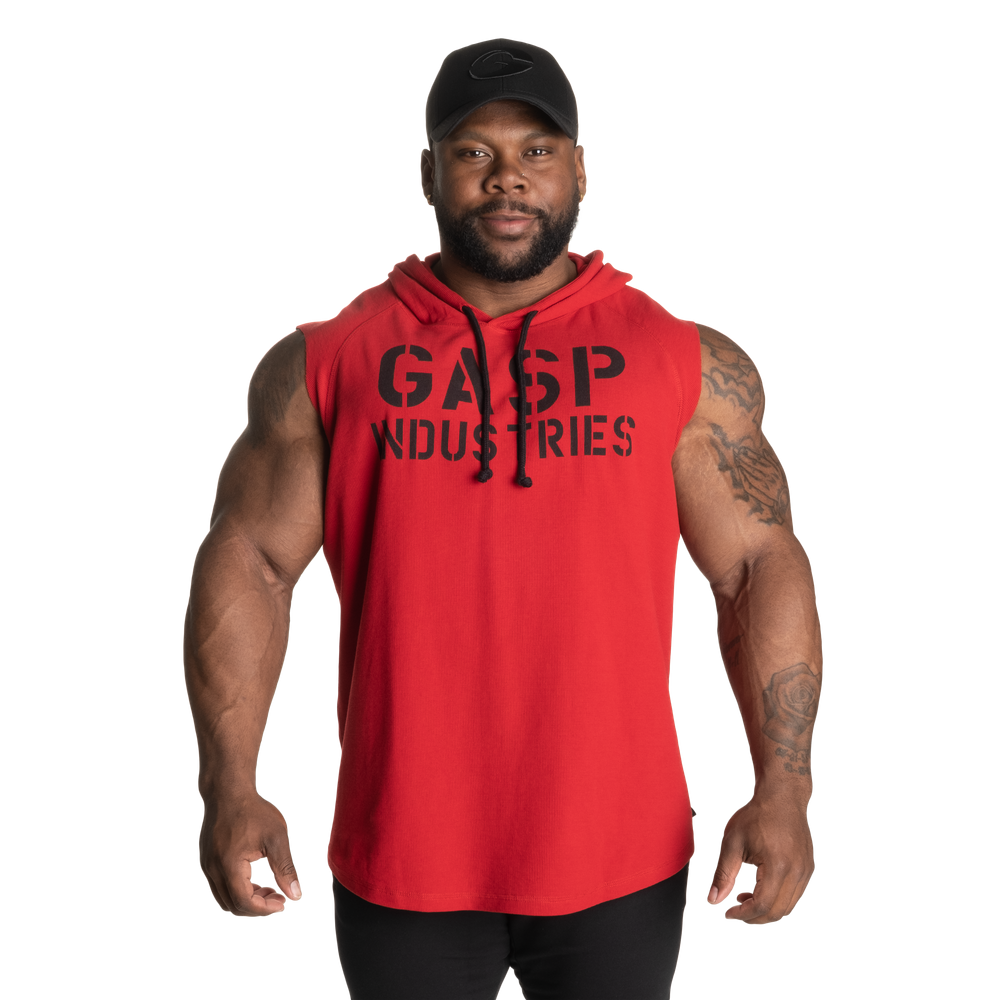 Sweat à capuche thermique Gasp SL rouge chili