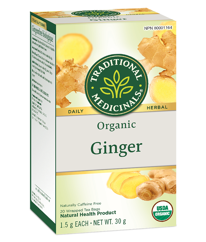 Traditional Medicinals - Ginger Herbal Tea - 16 tea bags