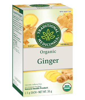 Traditional Medicinals - Ginger Herbal Tea - 16 tea bags