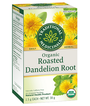 Traditional Medicinals - Roasted Dandelion Root - 16 tea bags