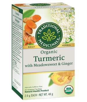 Traditional Medicinals - Turmeric with Meadowsweet & Ginger - 16 tea bags