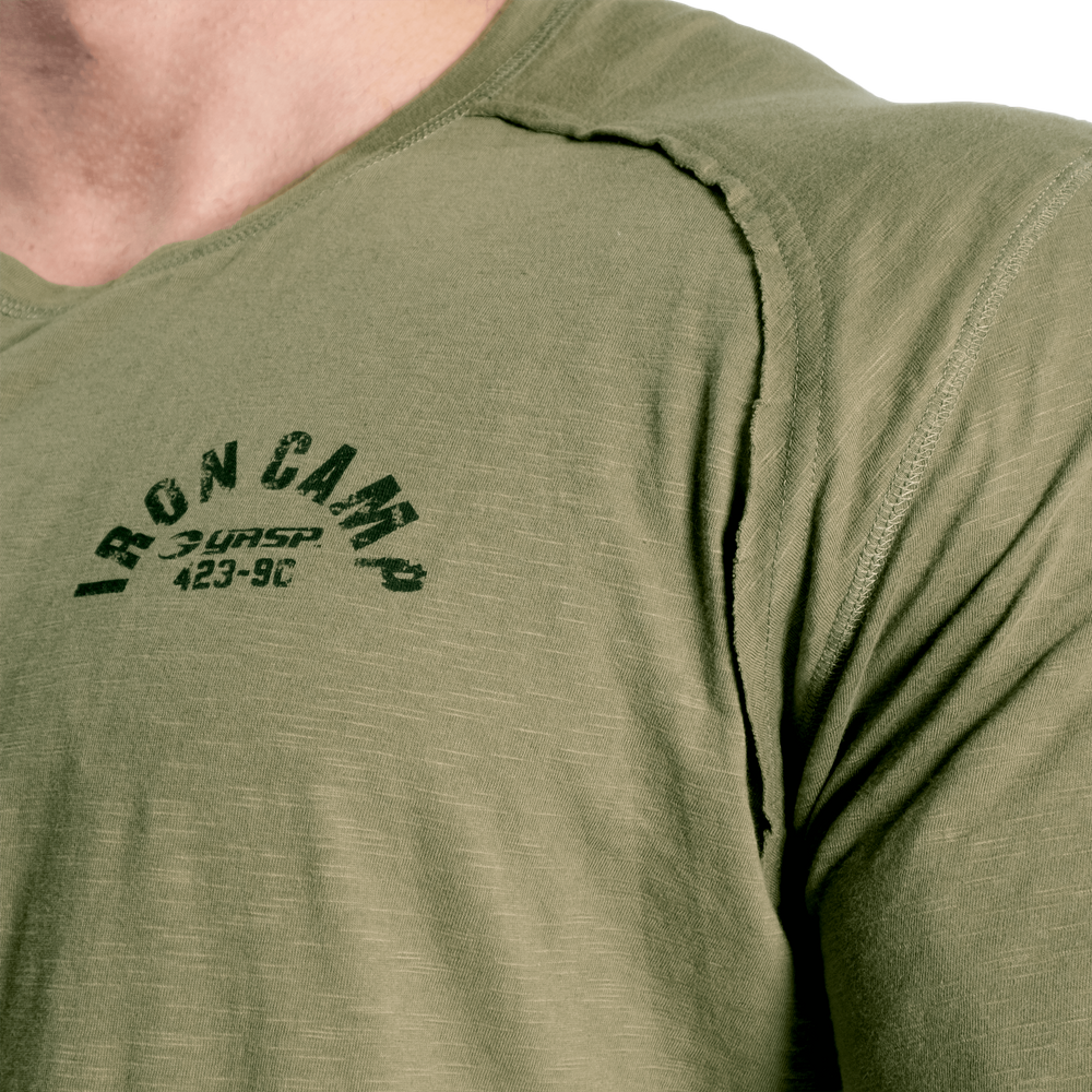 T-shirt Gasp Throwback LS vert délavé