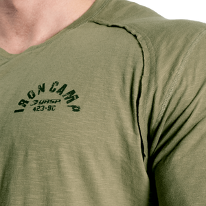 T-shirt Gasp Throwback LS vert délavé