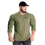 Gasp Throwback LS Tee Washed Green