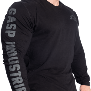 T-shirt Gasp Throwback LS noir